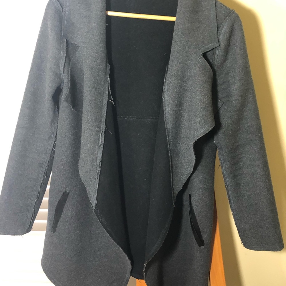 Reversable felt coat